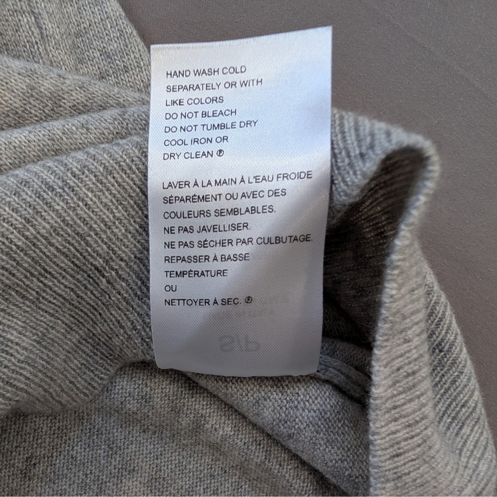 Magnifico Bartolini 50% Cashmere Italy Gray Sweater NWT Small - Picture 6 of 13
